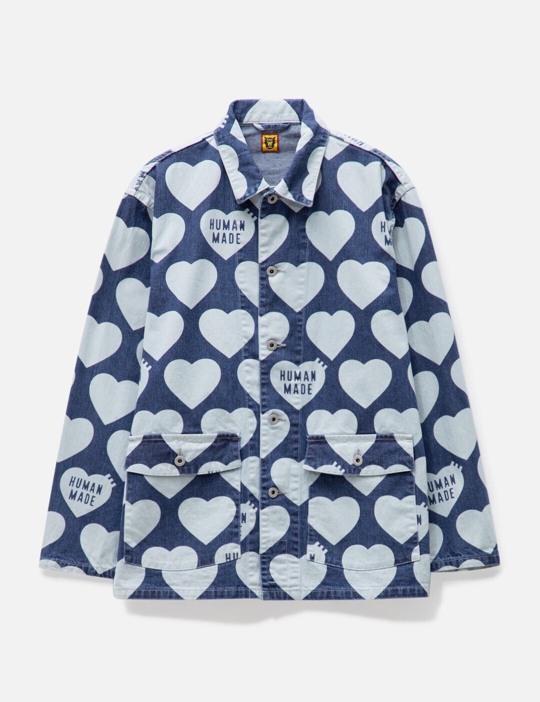 HUMAN MADE HEART DENIM COVERALL JACKET