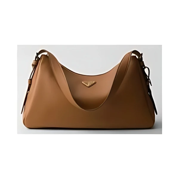 PRADA プラダ エメ ラージ ソフトグレインレザー ショルダーバッグ