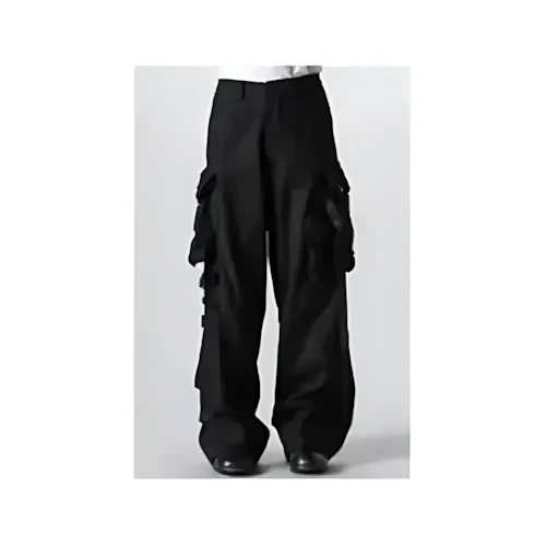 JULIUS 12oz Denim Wide Gasmask Cargo Pants