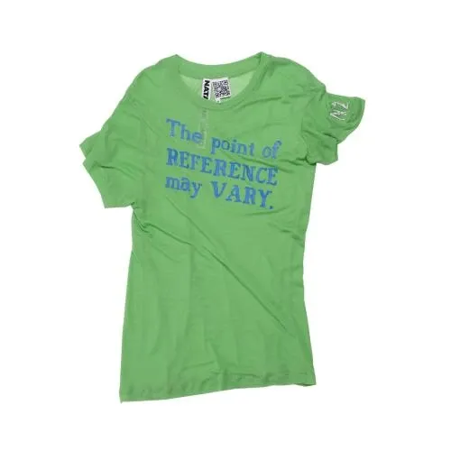 Natasha Zinko THE POINT OF REFERENCE MAY VARY T-SHIRT