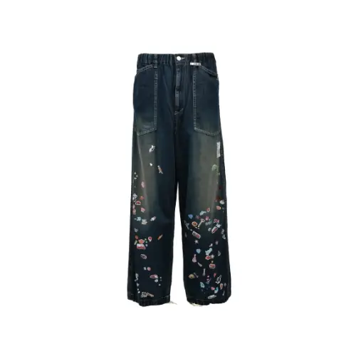 MIHARA YASUHIRO BAKER JEANS W STICKER