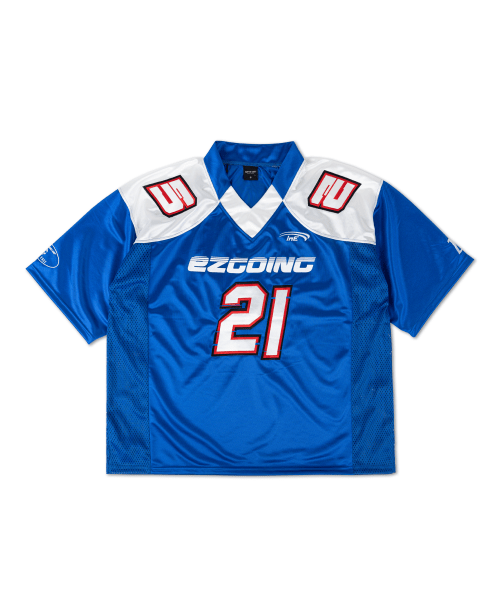 EASY NO EASY EZGOING Football Short Sleeve T-Shirt