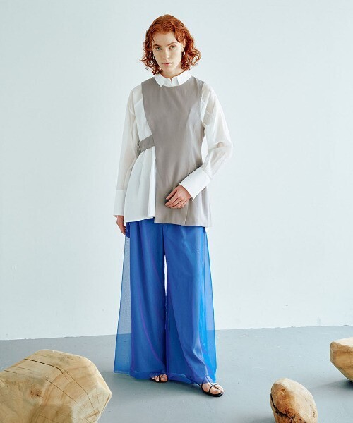 EMMA LIMBER Tulle Wide Pants
