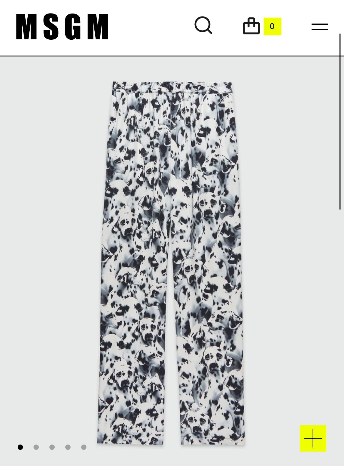 MSGM ダルメシアンパンツ
