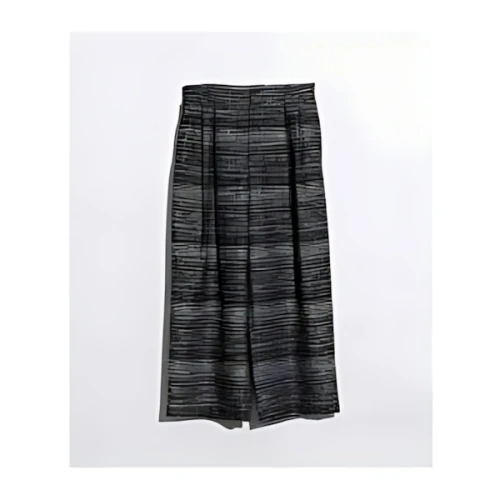 MAISON SPECIAL Mall Tweed Jacquard Two-Tuck Wide Pants