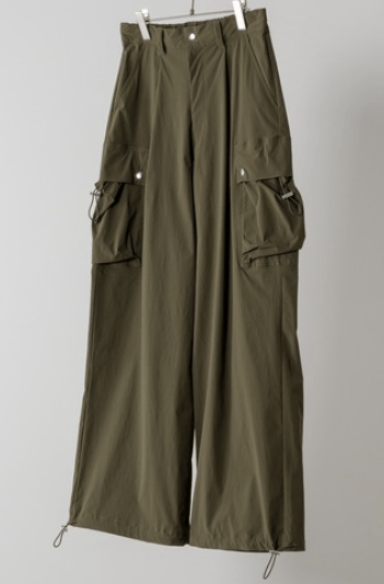 soerte Wide straight tech cargo pants