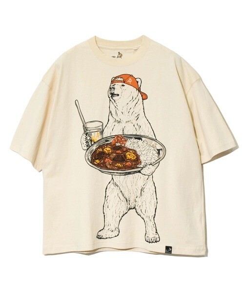 go slow caravan USA/C カレーライスクマ BIG TEE