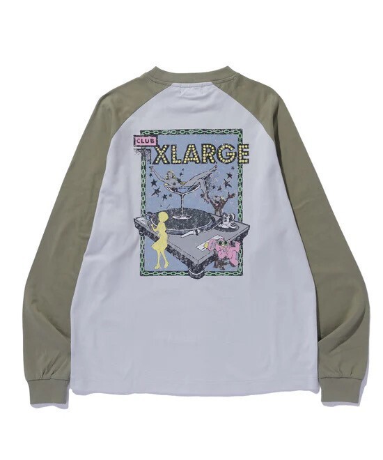 XLARGE XLARGE CLUB RAGLAN L/S TEE