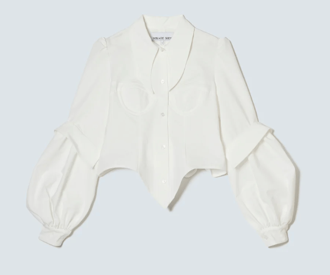 MIKAGE SHIN Body Sculpture Power Shirt