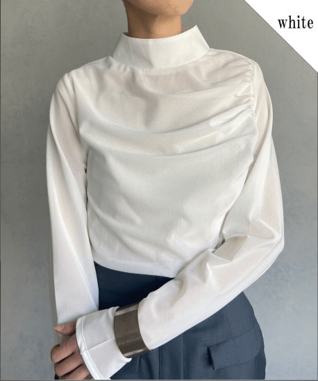 &g’aime Asymmetry gather tops/988-62102