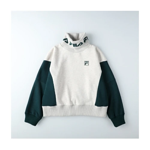 FILA 【FILA別注】タートルロゴ切替スウェット