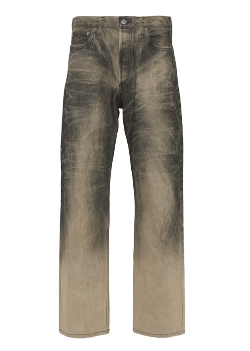 DDDD Leather Trim Denim