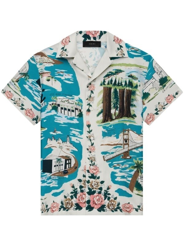 AMIRI California プリント シャツ
