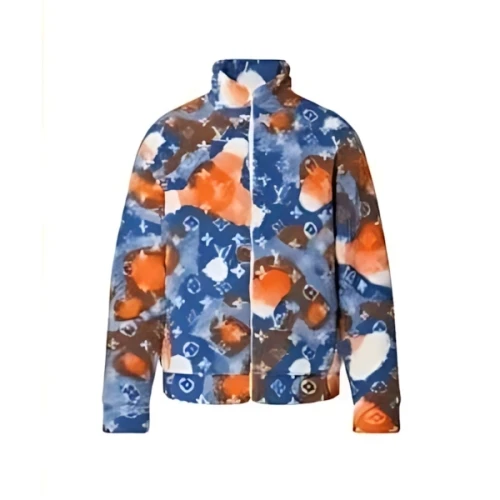 LOUIS VUITTON Jacquard Camo Fleece Blouson