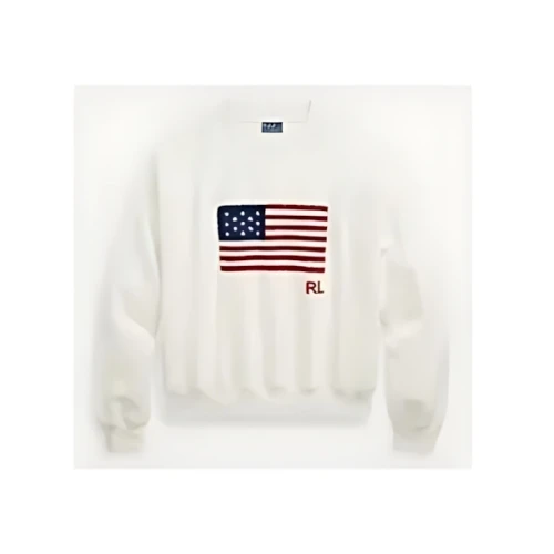 POLO RALPH LAUREN ロゴ フラッグ フレンチ テリー クルーネック