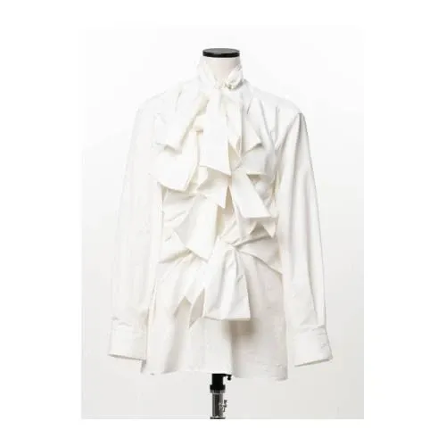 KEISUKEYOSHIDA Ribbon-Laced Shirt