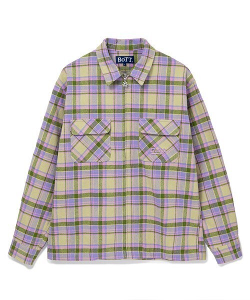 BoTT Zip-Up Flannel Shirt