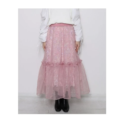 Re.Verofonna レイヤードテープヤーンスカート