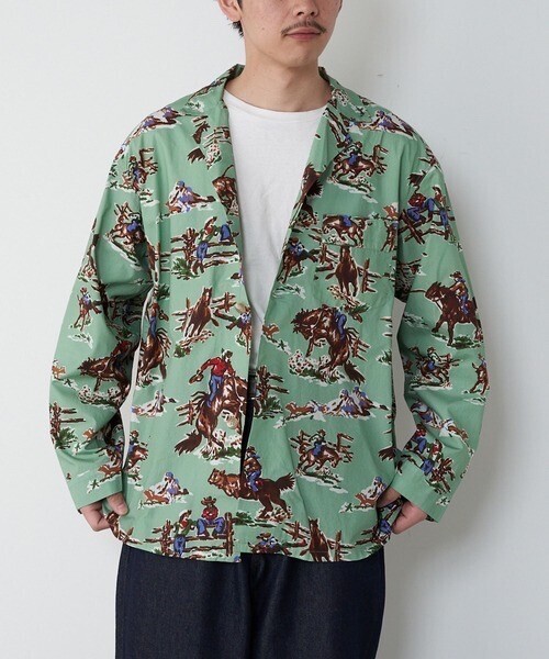 TOWNCRAFT PAJAMA PRINTED JACKET