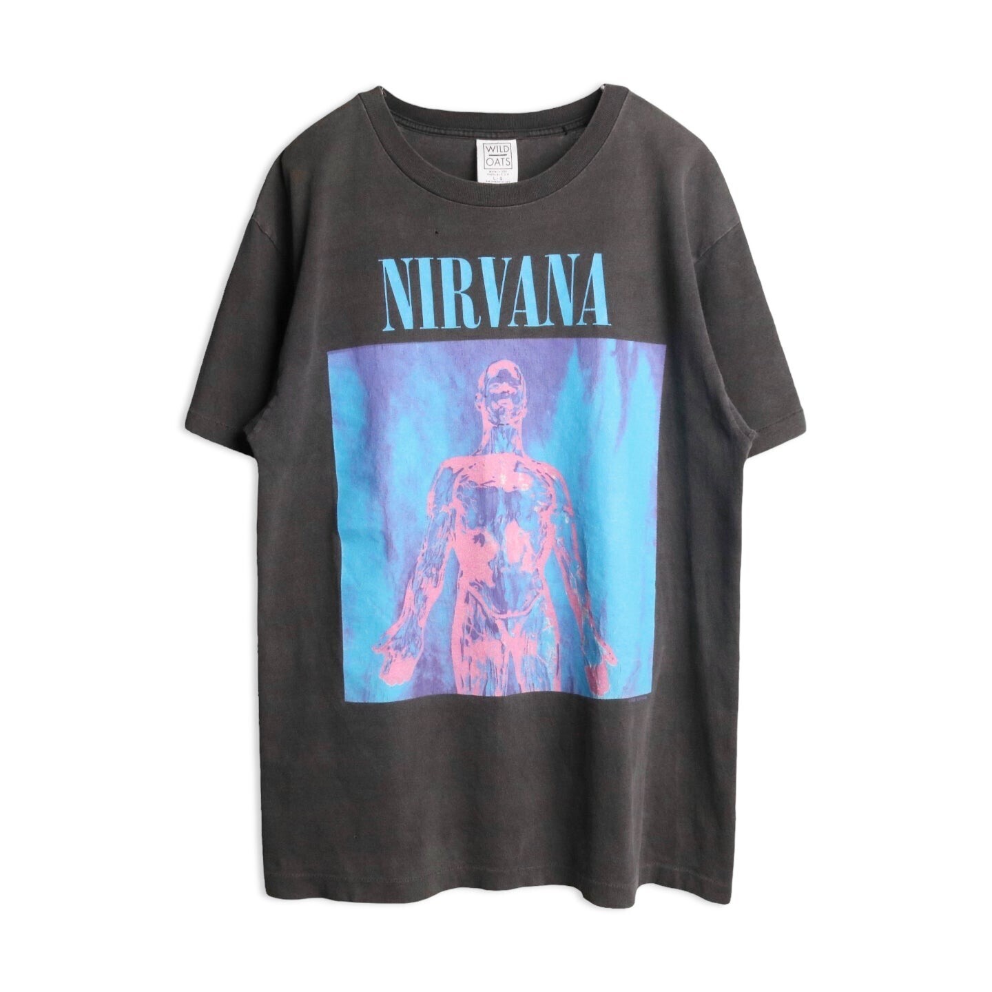 vintage 90S NIRVANA T-shirts SLIVER