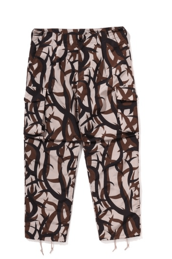 A BATHING APE TRIAL CAMO REGULAR FIT 6 POCKET PANTS