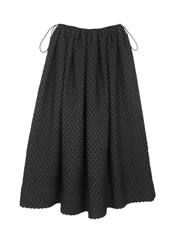 Honey mi Honey two-way dot organdie skirt
