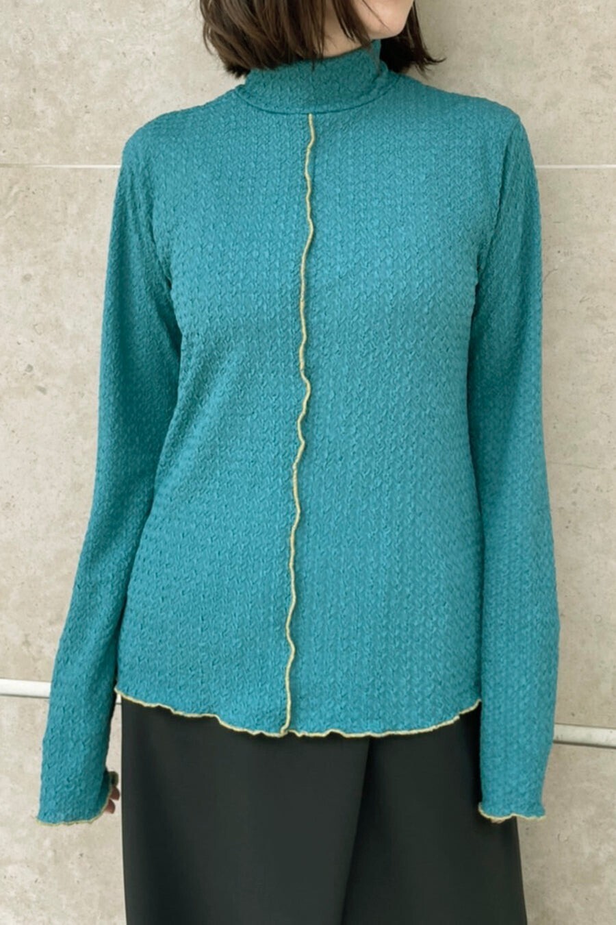 AULA AILA RIPPLE HIGH NECK PULLOVER