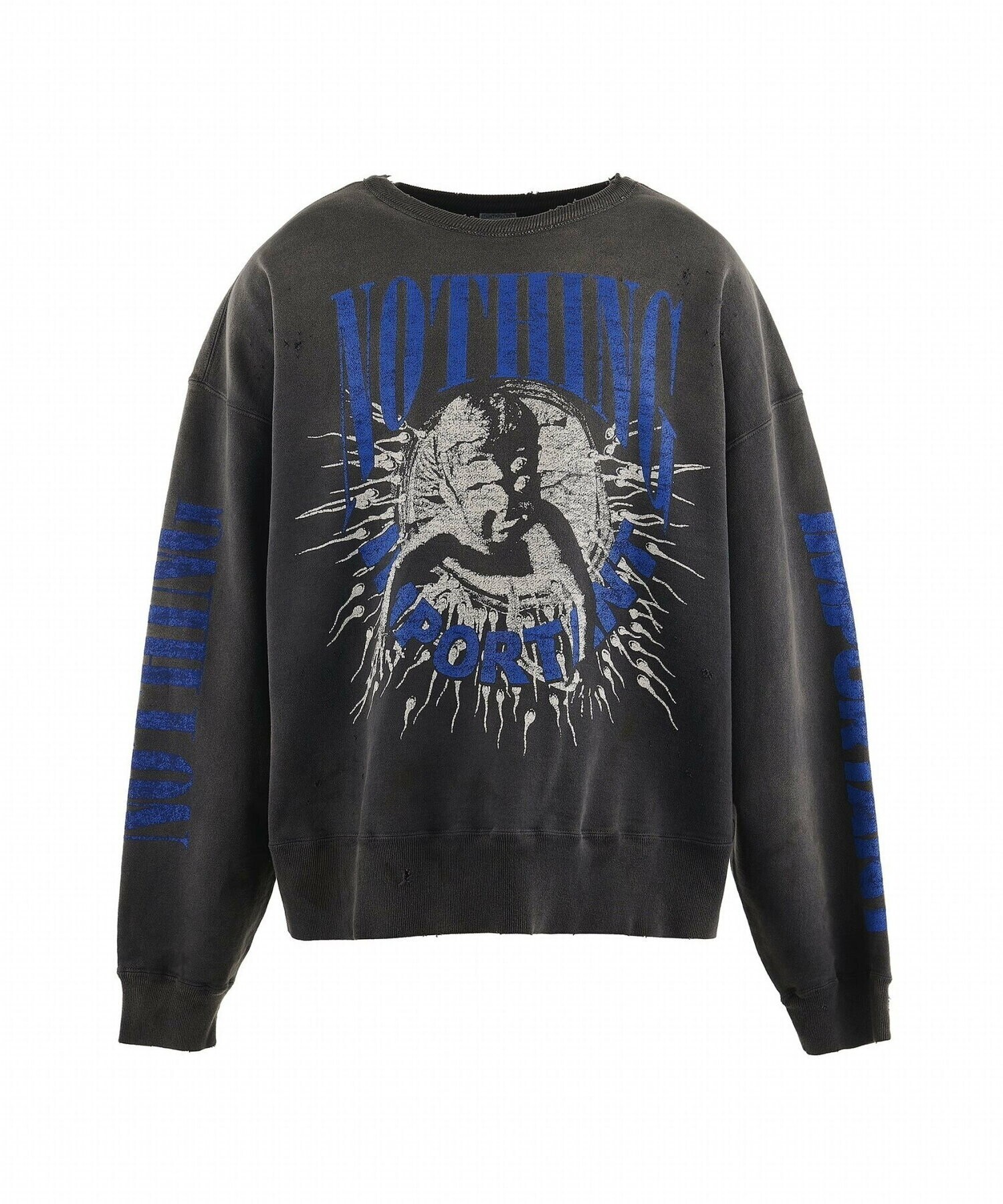 SAINT MICHAEL KK_CRW SWT/NOTHNG IMP/BLACK