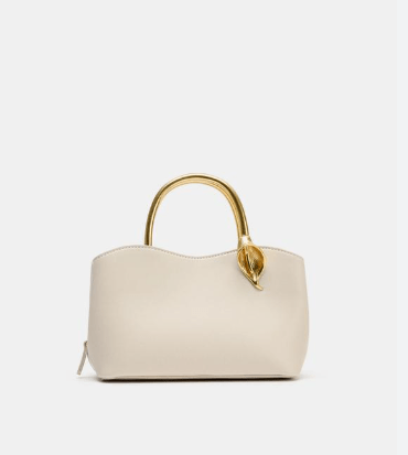 ZARA フラワーメタルディテールバッグ