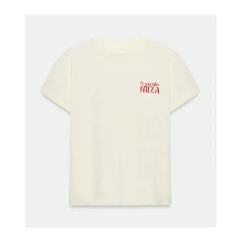 ZARA ラスティックテキストTシャツ