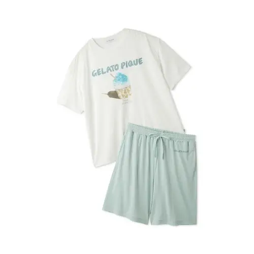 Gelato pique MNT SHERBET byHEIQ MINT Tシャツ＆ハーフパンツセット