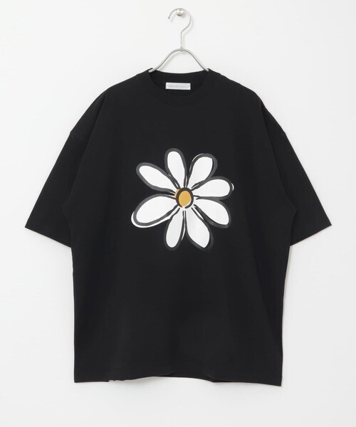 SENSE OF PLACE by URBAN RESEARCH ポップアートフラワープリントTシャツ(5分袖)