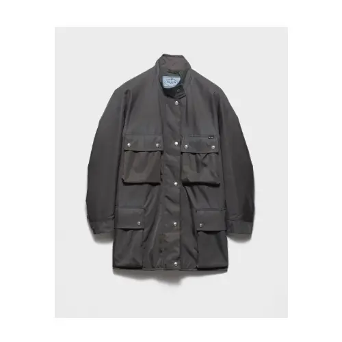 PRADA Washed Re-Nylon rain jacket