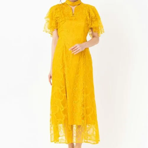 LILY BROWN レースチャイナドレス