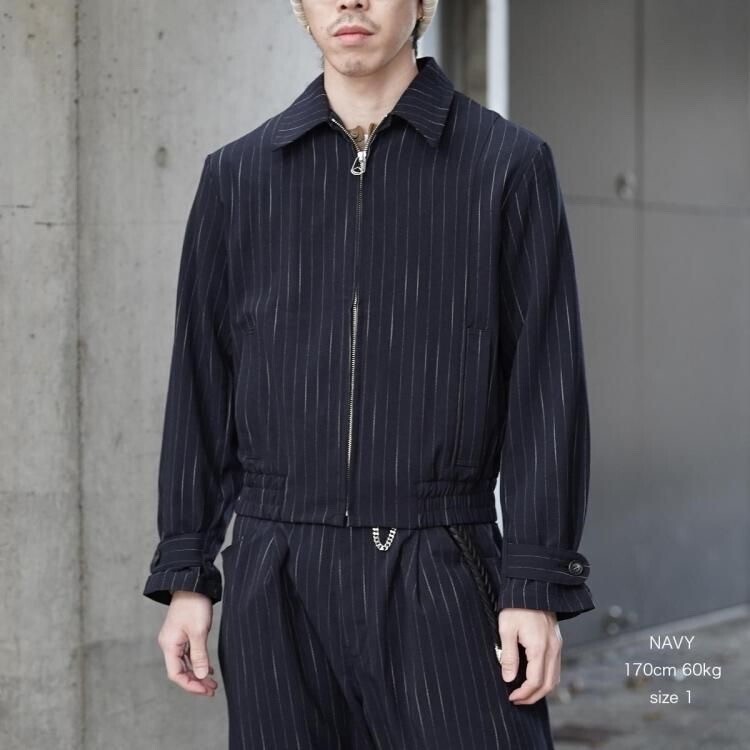 JieDa STRIPE ZIP JACKET