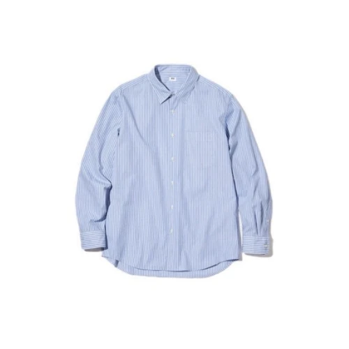 UNIQLO エクストラファインコットンブロードストライプシャツ