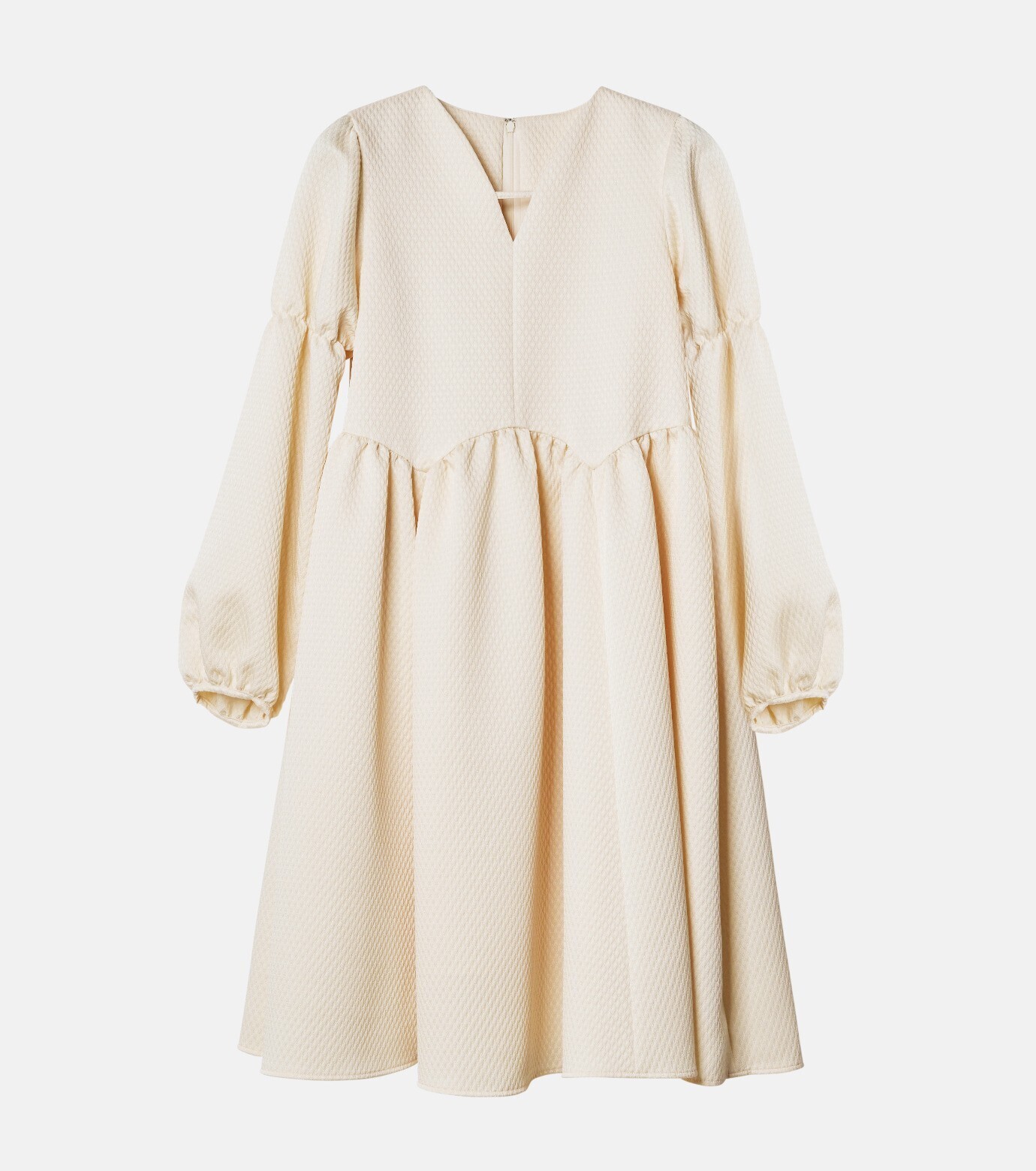 LE CIEL BLEU Matelasse Jacquard Dress
