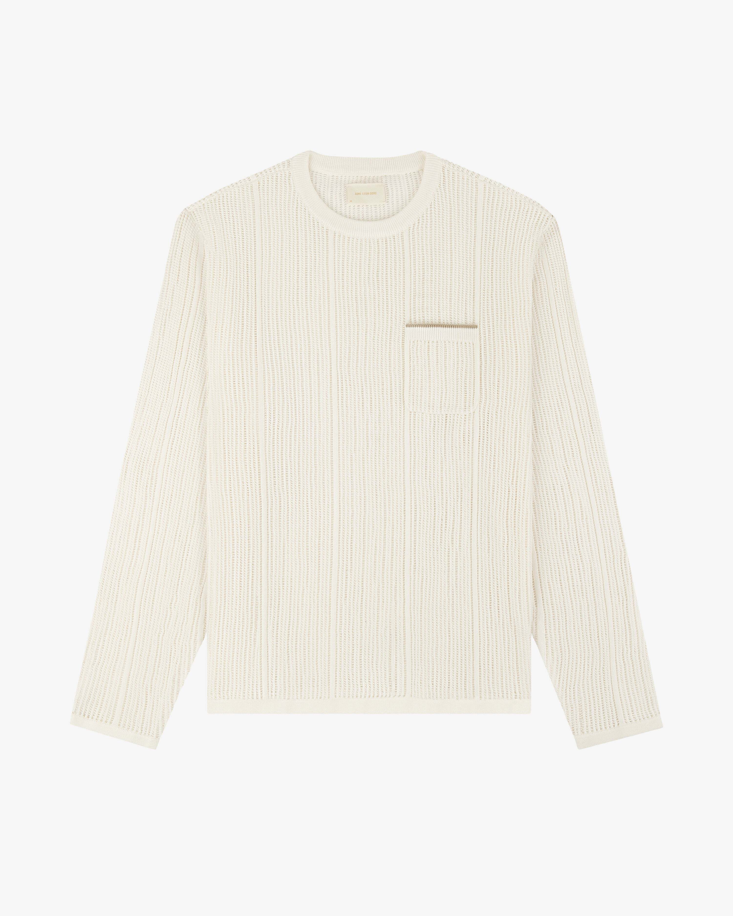 Aimé Leon Dore Long-Sleeve Mesh Knit Tee