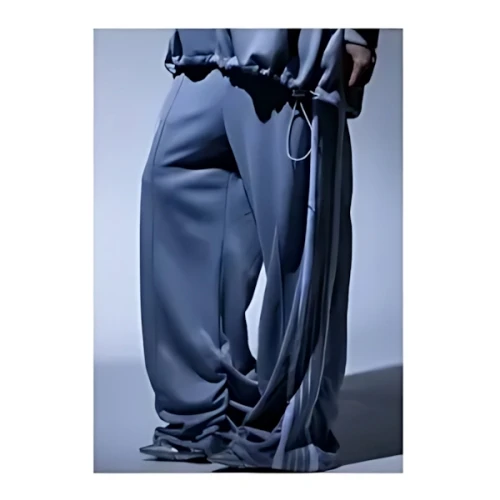 neith. Gathered Track Pants(Gray)