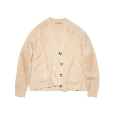 Acne Studios Mohair Fluffy Wool Cardigan