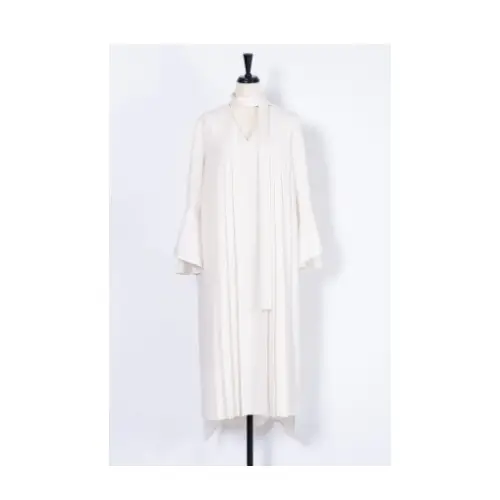 Arobe Pearl Pleated Tide Dress
