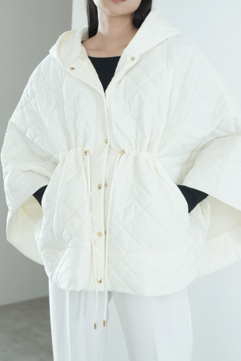 maison de Dolce. キルティングポンチョ【offwhite】