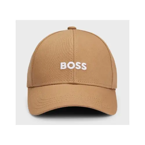 BOSS コットンツイル キャップ ロゴエンブロイダリー