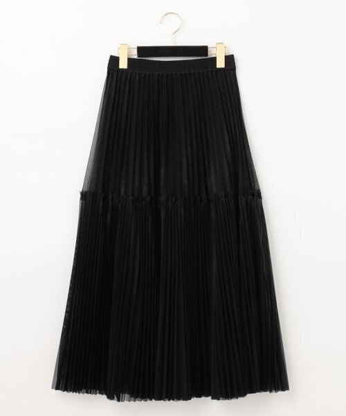GRACE CONTINENTAL シアーラメプリーツスカート