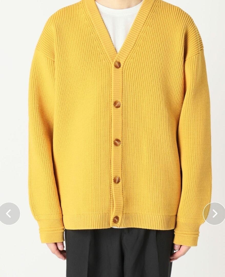 B.C STOCK Yellow cardigan for men