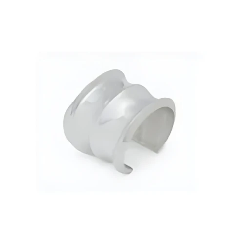 SAINT LAURENT WAVY CUFF BRACELET IN METAL