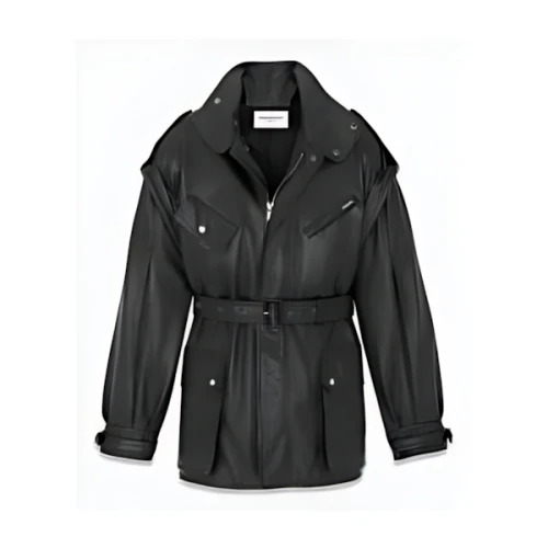 SAINT LAURENT ベルトコート（ラムスキン）
