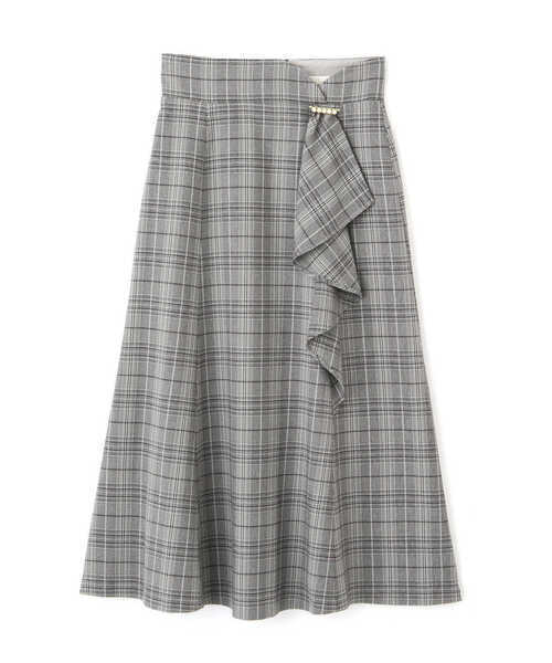 PROPORTION BODY DRESSING ラッフルマーメイドチェックスカート