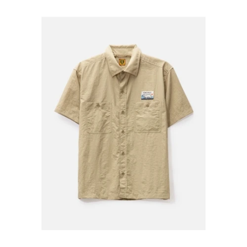 HUMAN MADE CAMP SHIRT "Beige"
