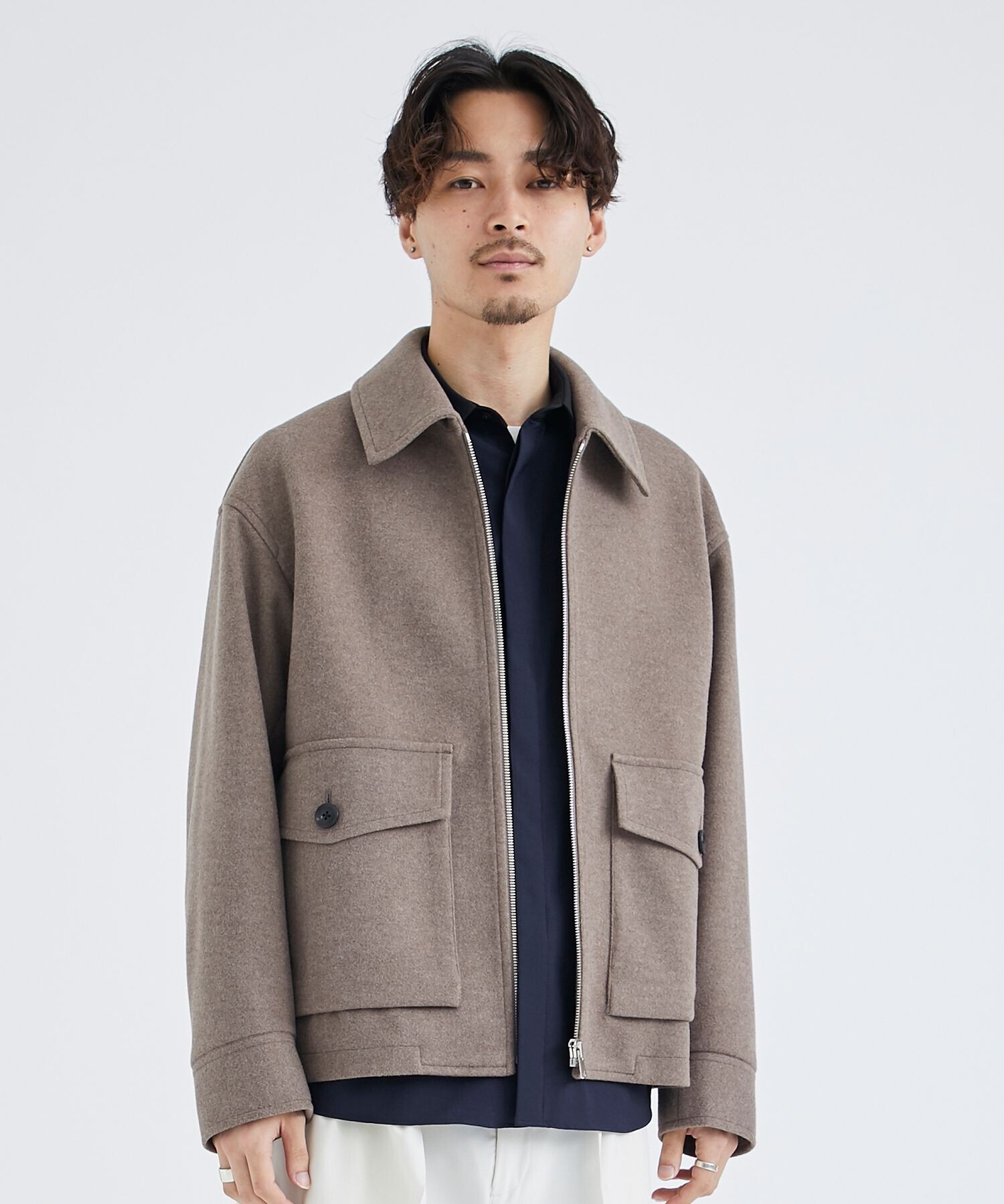 CITY WOOLET ZIP BLOUSON